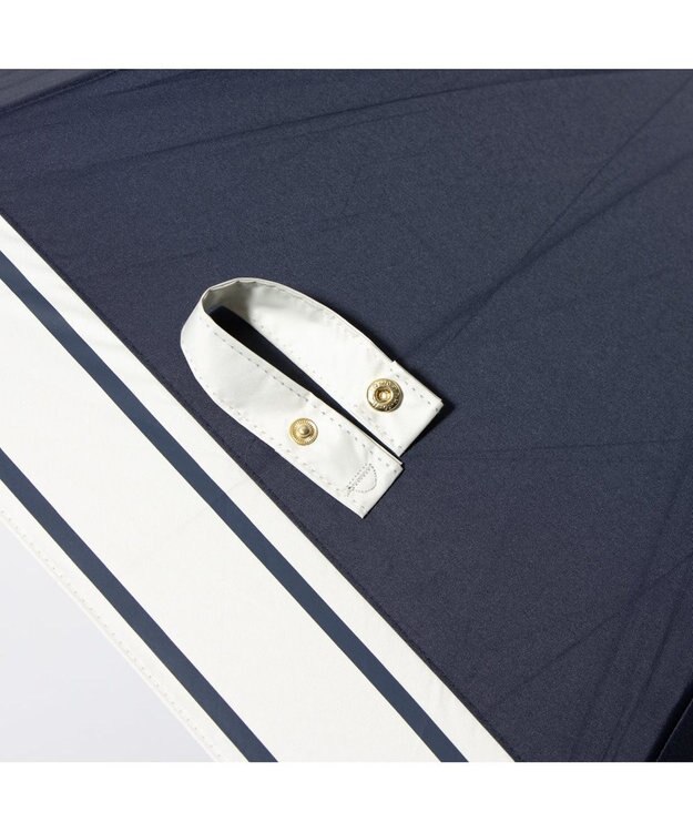 UNBILLION cache nez / 切り替えダブルラインショートパラソル ネイビー