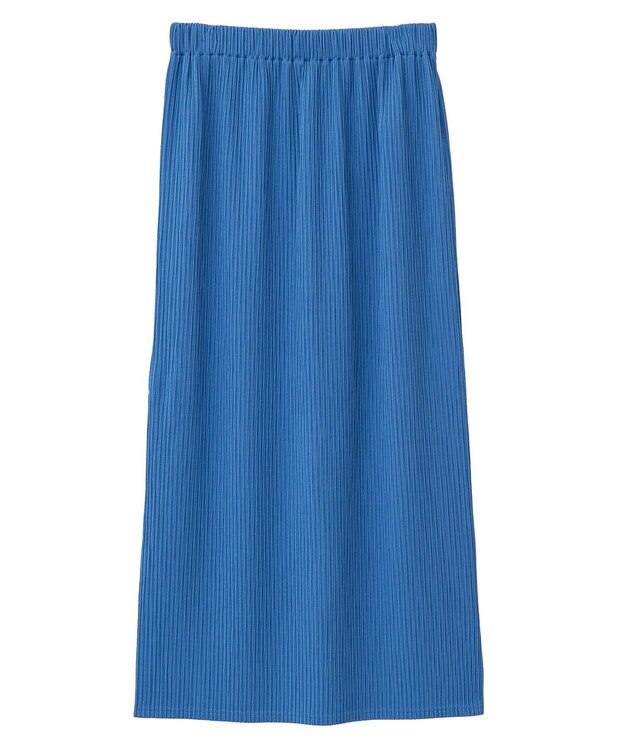 Green Parks 楽ちん涼やかドライタッチイージースカート Royal Blue