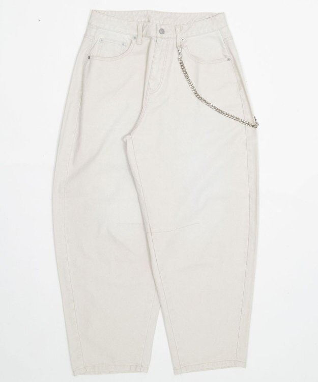 WEGO チェーン付きバルーンパンツ ホワイトアイボリー