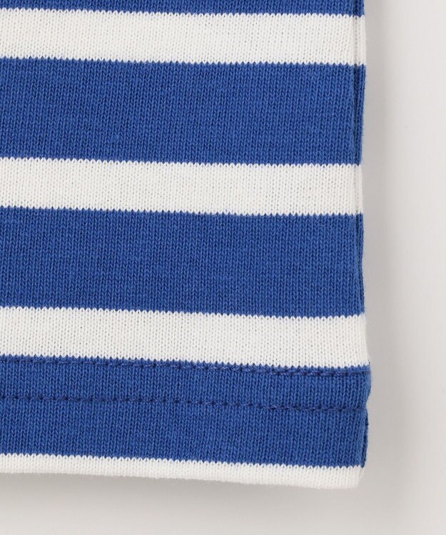 SHARE PARK MENS 【UNISEX】UVカット ボーダーロゴTシャツ ブルー