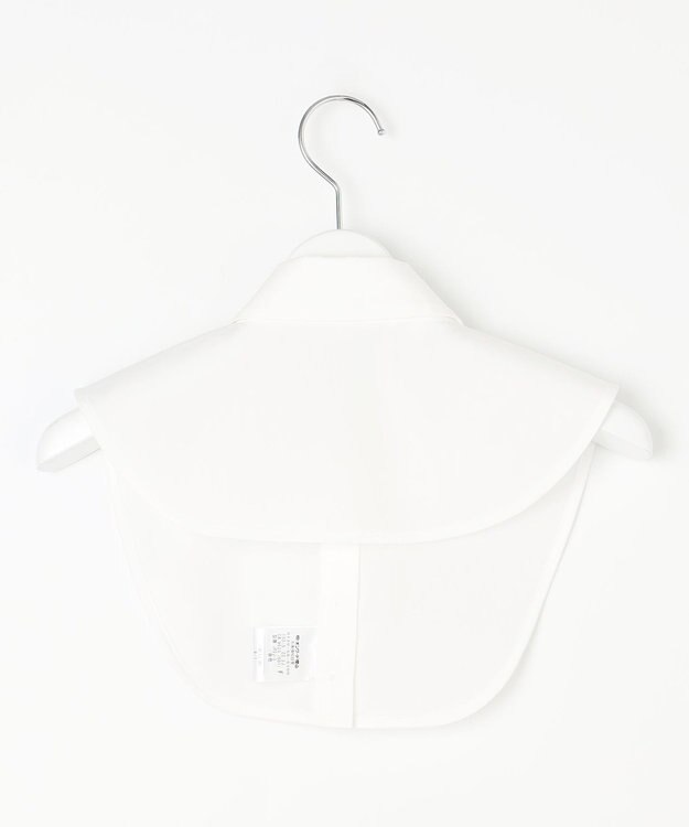 J.PRESS LADIES パールボタン デコカラー 付け襟 ホワイト系