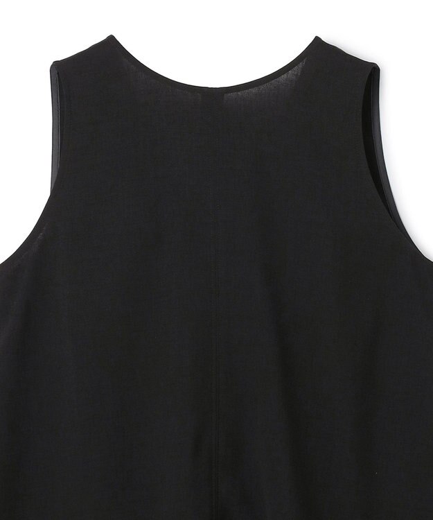 uncrave ドライタッチトロ ツイストトップス ブラック