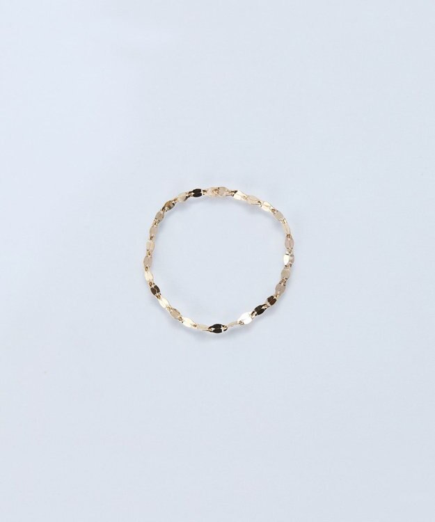 Phoebe 【K10】エクレアチェーンリング　ゴールド 3号/7号/11号/13号　BOX付き ゴールド