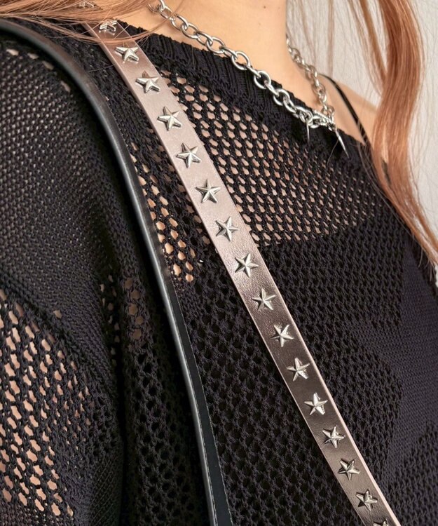 WEGO PUスタッズストラップ 柄1