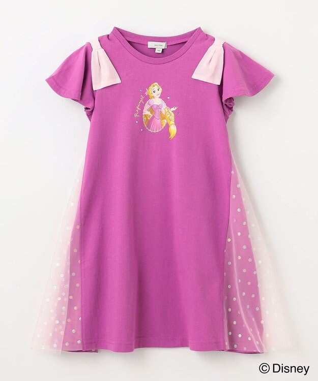 ANY KIDS 【ディズニープリンセス/フローズン】カットソーワンピース ラベンダー（ラプンツェル）