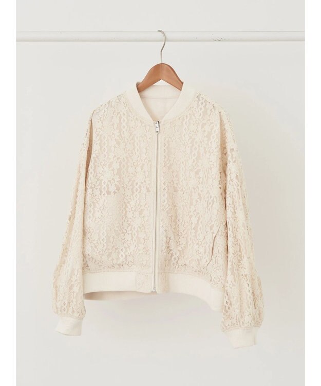 earth music&ecology リバーシブルＭＡー１ Ivory