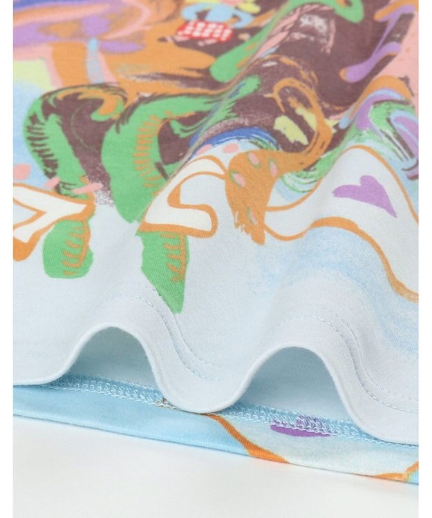 tsumori chisato SLEEP ツモリチサト パジャマ 綿100%(本体) スムース素材 長袖 長ズボン レディース UDX590 /ワコール サックス