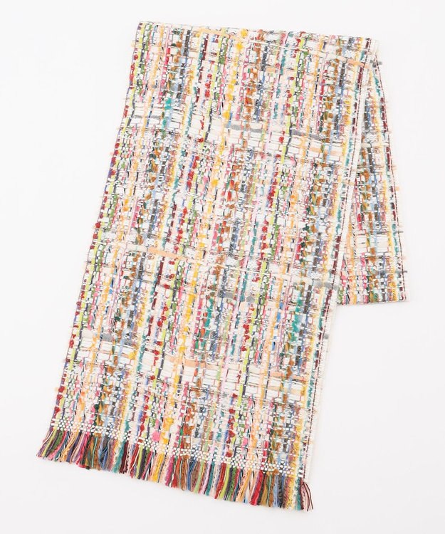 TOCCA 【フランス製】TWEED STOLE ストール アイボリー系