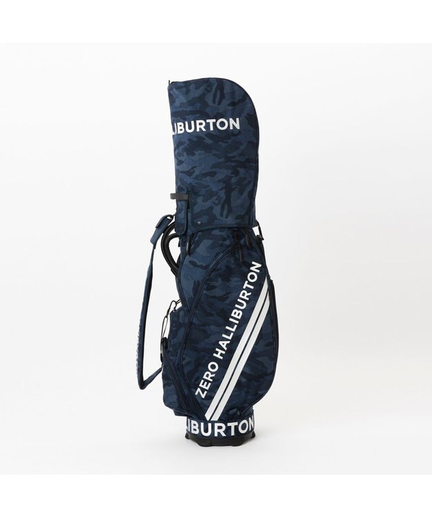 ZERO HALLIBURTON コーデュラキャディバッグ 82051 ネイビーカモ柄