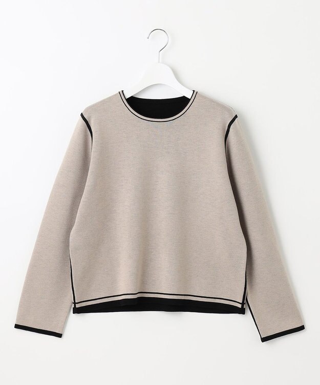 自由区 L 【ご好評につきWEBのみ新色追加/洗える/マルチウェイ】リバーシブルニット セットアップ ブラック系