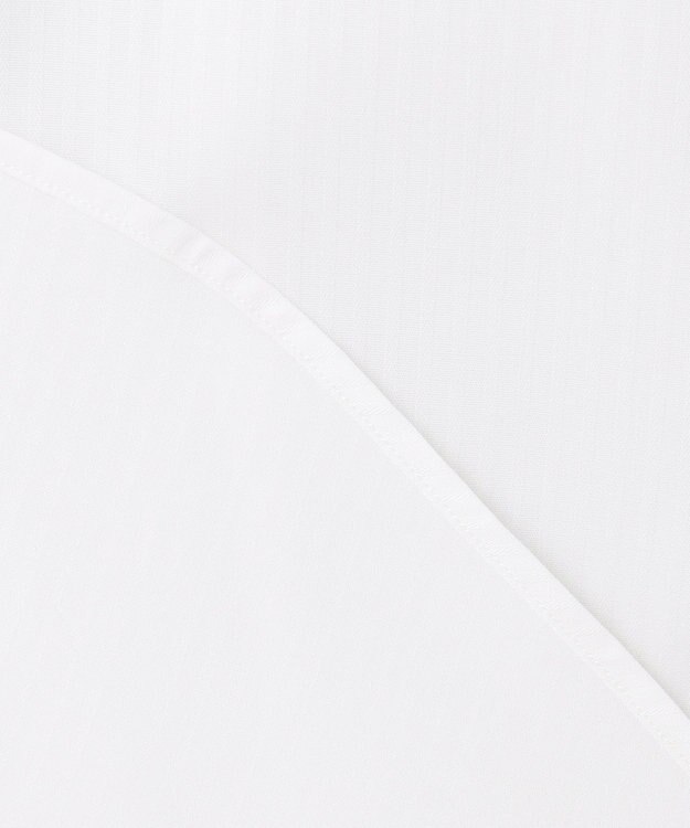 GOTAIRIKU 【形態安定】PREMIUMPLEATS_セミワイドカラー _織柄_通年ドレスシャツ ドビーストライプ/ホワイト系1