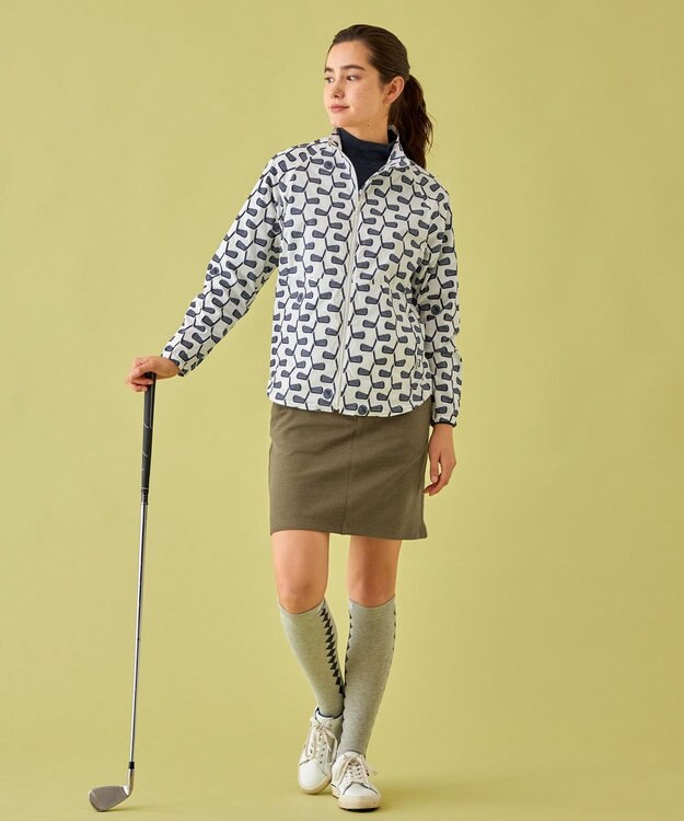 23区GOLF 着回し自在！【WOMEN】【撥水・ストレッチ】ツインスニード ネイビー系