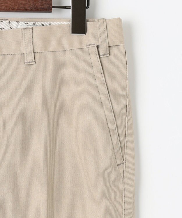 JOSEPH ABBOUD 【カラー豊富】人気！ウエストも伸びる！ オーガニックストレッチパンツ ベージュ系