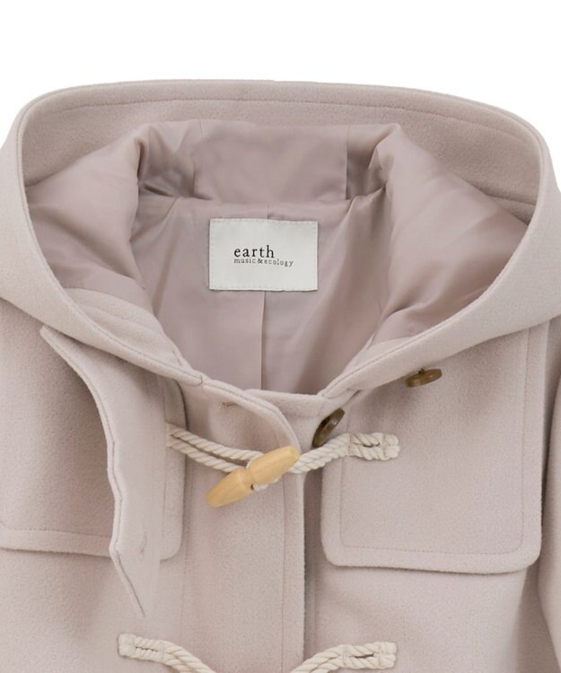 earth music&ecology ダッフルコート Light Beige