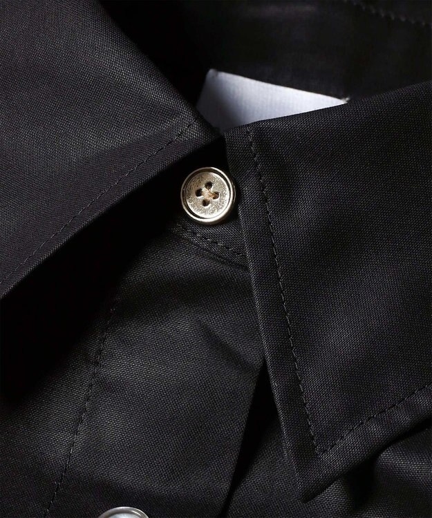 Paul Smith シアーコンビネーション 長袖シャツ ブラック