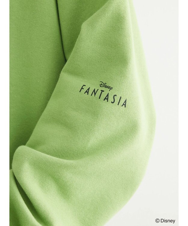 Green Parks ＦＡＮＴＡＳＩＡ／ポスタープリント裏毛プルオーバー Green