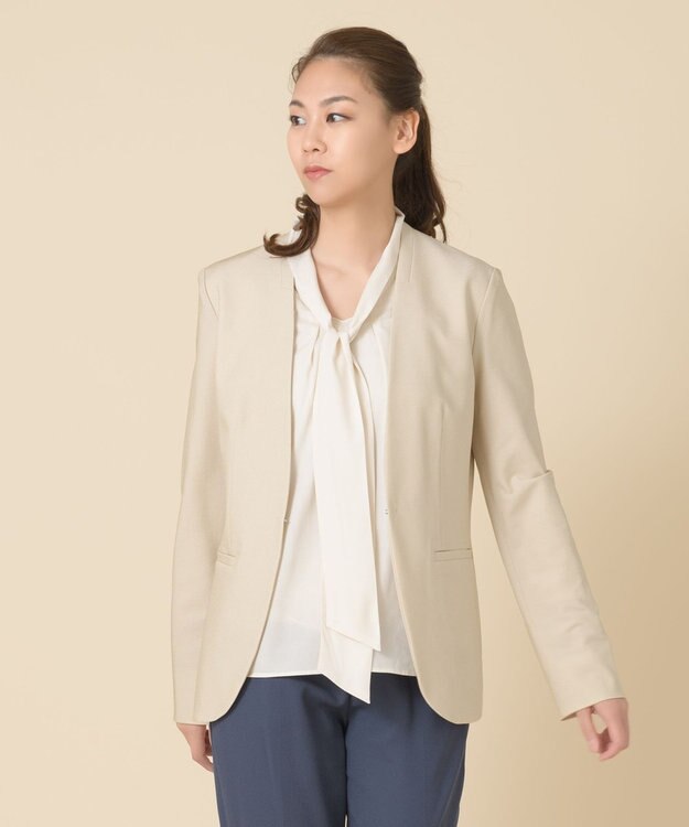 ONWARD Reuse Park 【ICB】ジャケット春夏 ベージュ