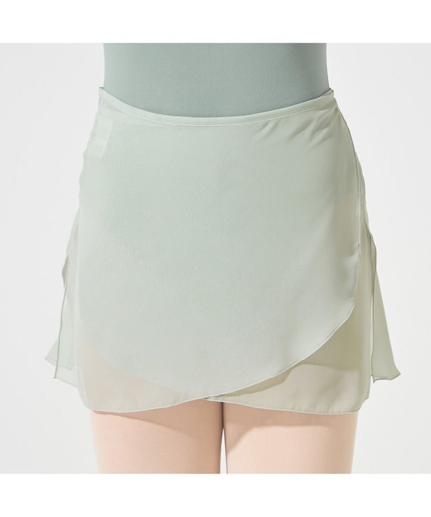 Chacott 【MAY NAGAHISA】巻きスカート シーグリーン