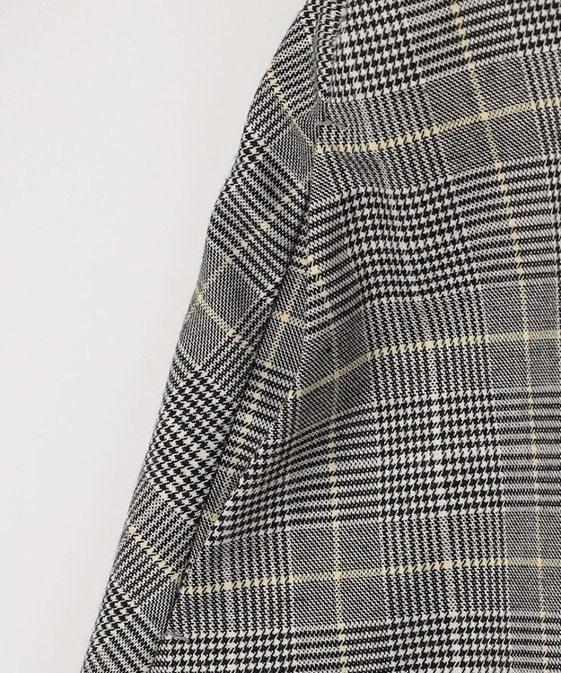 組曲 KIDS 【110-140cm】グレンチェック ワンピース グレー系3