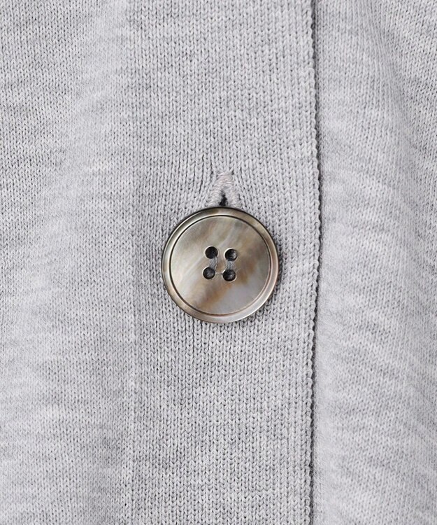 23区 【先行予約/WEB&一部店舗限定】スビンハイツイスト Vネック カーディガン ライトグレー系