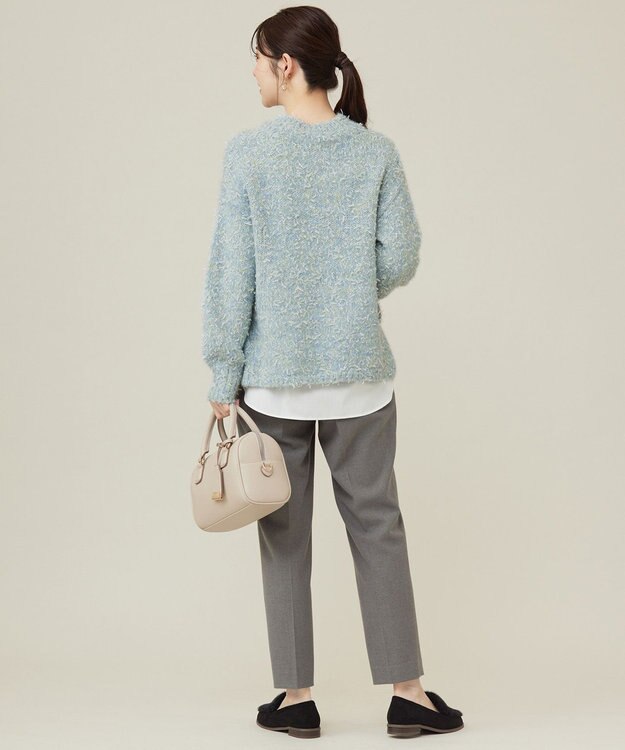 ANY SIS 【洗える】シャツコンビレイヤード カットソー オフ