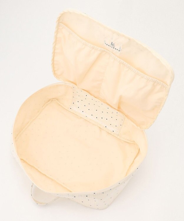 組曲 KIDS gingham K heart トラベルバッグL ベージュ系5