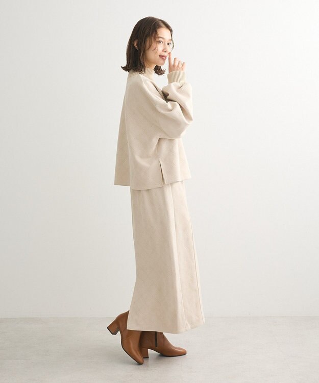 Green Parks ・ＥＬＥＮＣＡＲＥ　ＤＵＥ　エンボスプルオーバー Ivory