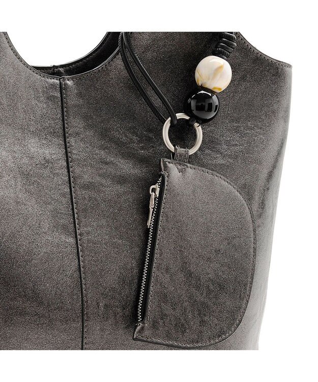 MioFIRANO STONE A001 トートバッグ マルチケース付き A4サイズ対応 BLACK