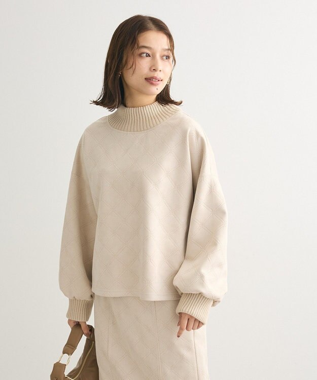 Green Parks ・ＥＬＥＮＣＡＲＥ　ＤＵＥ　エンボスプルオーバー Ivory