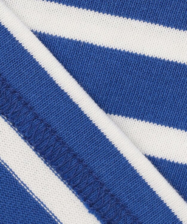 SHARE PARK MENS 【UNISEX】UVカット ボーダーロゴTシャツ ブルー