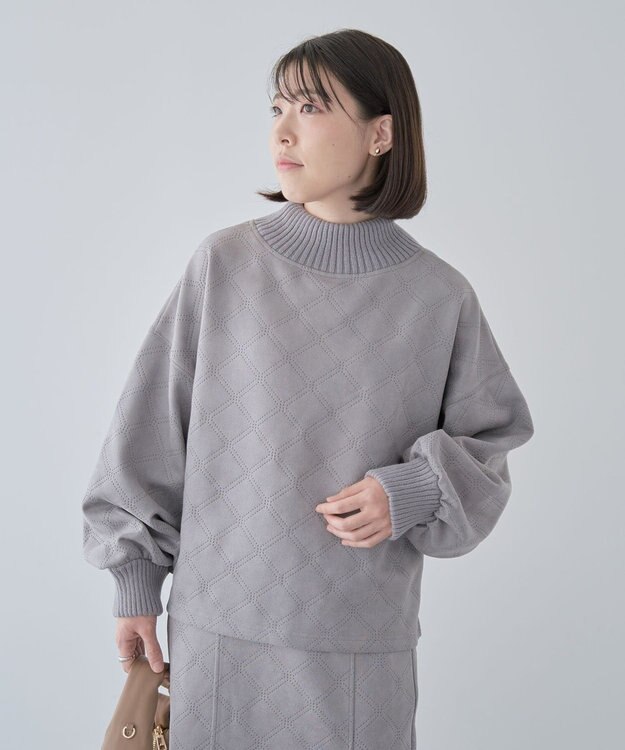 Green Parks ・ＥＬＥＮＣＡＲＥ　ＤＵＥ　エンボスプルオーバー Light Gray