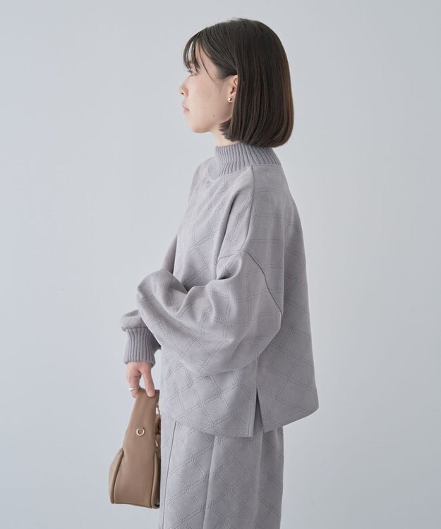 Green Parks ・ＥＬＥＮＣＡＲＥ　ＤＵＥ　エンボスプルオーバー Light Gray