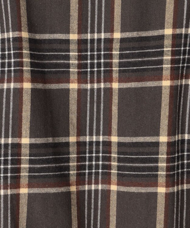 J.PRESS YORK STREET 【WOMEN】チェック ロングスカート ライトグレー系3
