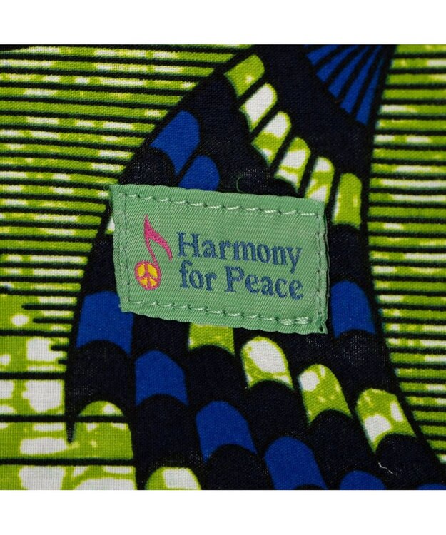 UNBILLION ペルケ perche / マリ・Harmony for peaceバゲットトート グリーン