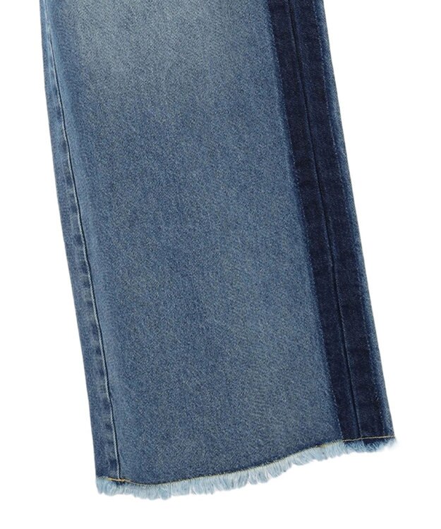 earth music&ecology サイドラインデニムパンツ Medium Indigo