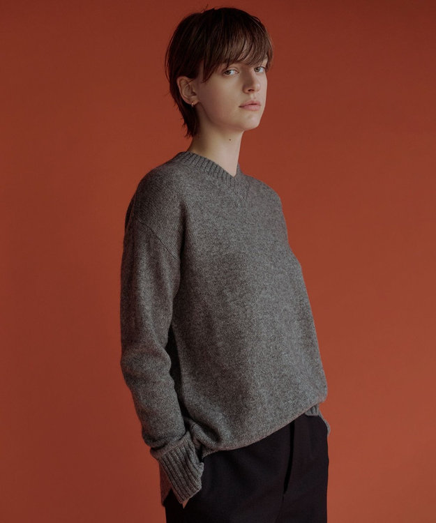 YAK BLEND Vネック ニット / J.PRESS LADIES | ファッション通販