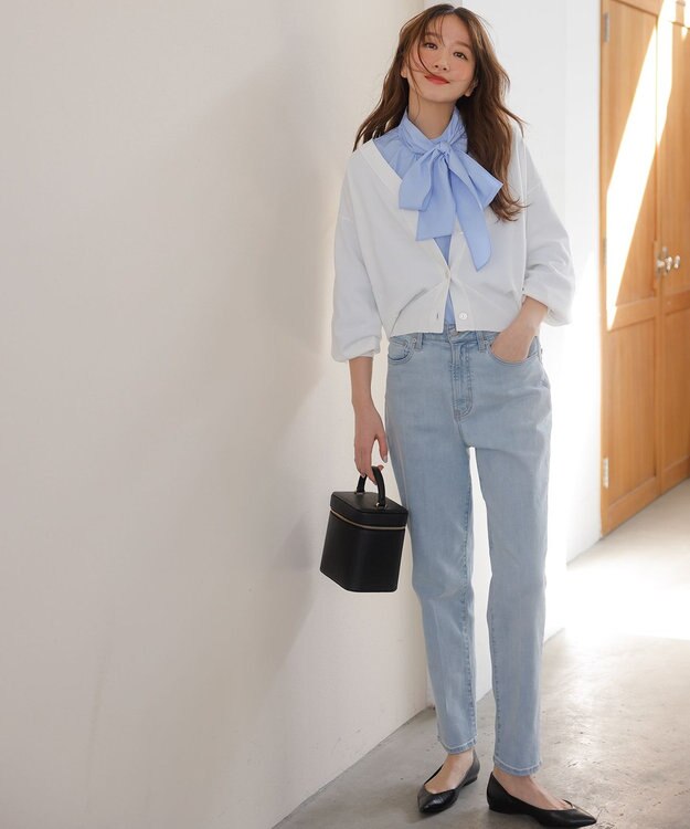 ANY SIS 【洗える】コクーンシルエット カーディガン オフ