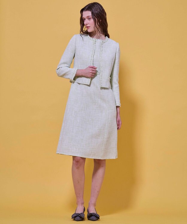 TOCCA 【00サイズあり】GLOW SILHOUETTE ドレス ライトグリーン系