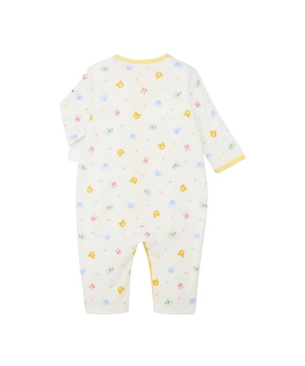 MIKI HOUSE HOT BISCUITS 【60-80cm】 フライス素材 カバーオール肌着 マルチカラー