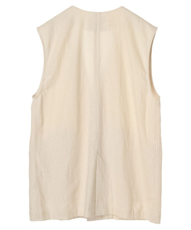 CRAFT STANDARD BOUTIQUE 【キナリノ別注】リネンレーヨンジレベスト Ivory
