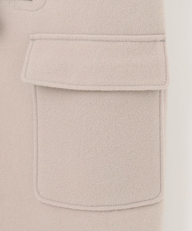 J.PRESS LADIES Jackal 140s ソフトメルトン ダッフルコート ベージュ系