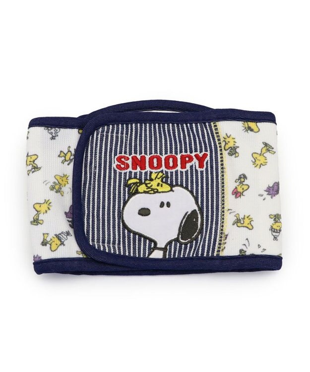 PET PARADISE スヌーピー&ウッドストック　マナーベルト 小型犬 ホワイト×ネイビー