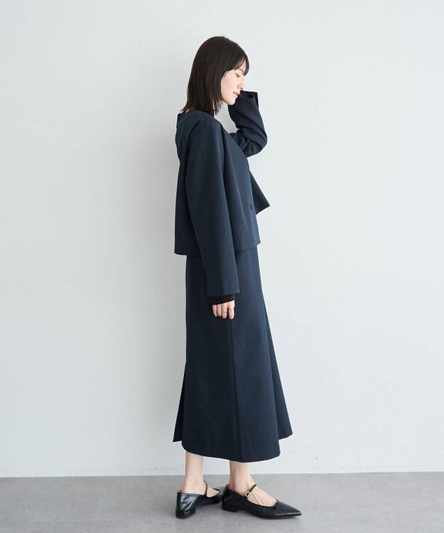 YECCA VECCA 【2点SET】ショートジャケットセットキャミワンピース Light Beige