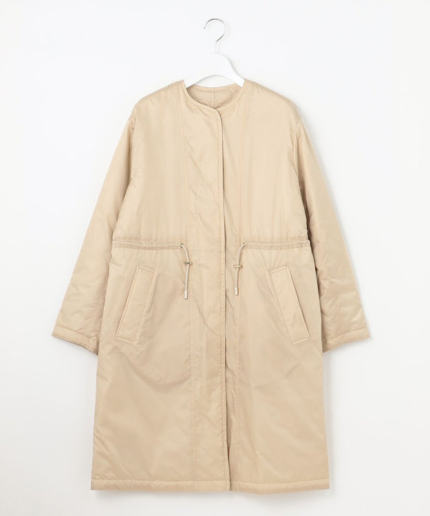 自由区 【洗える/リバーシブル】ブライトキルト リバーシブルコート ベージュ系