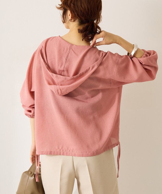 AMERICAN HOLIC シアーフーディーシャツ Pink