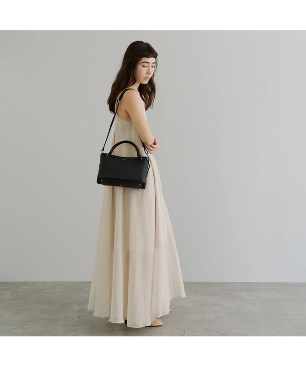 PELLE BORSA 2wayハンドバッグ Reinette 4775 ブラック