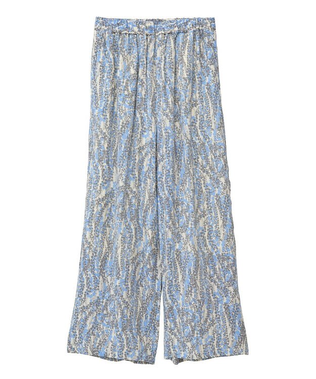 AMERICAN HOLIC ボーホー柄プリントワイドパンツ Black