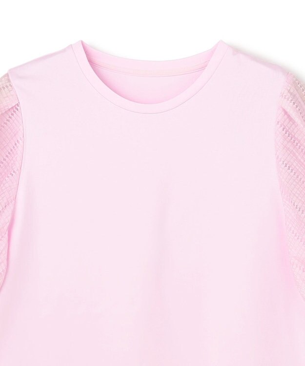 UNFILO L BEAUTY FORM-T タックスリーブ Tシャツ ピンク