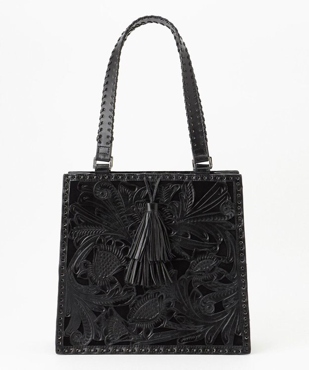 GRACE CONTINENTAL Cutwork toteBAG ブラック
