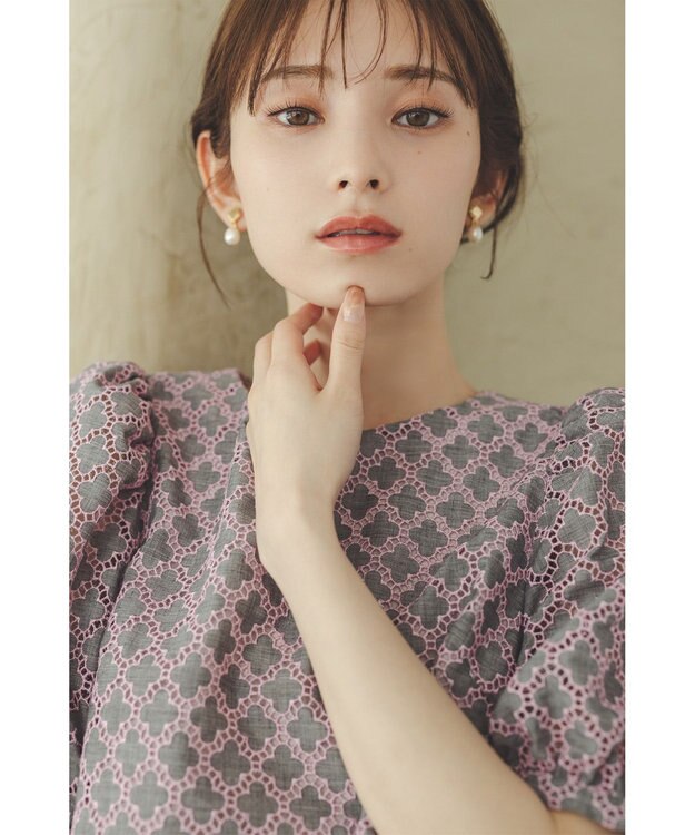 TOCCA 【消臭】CODE MESSAGE ブラウス グレー系7